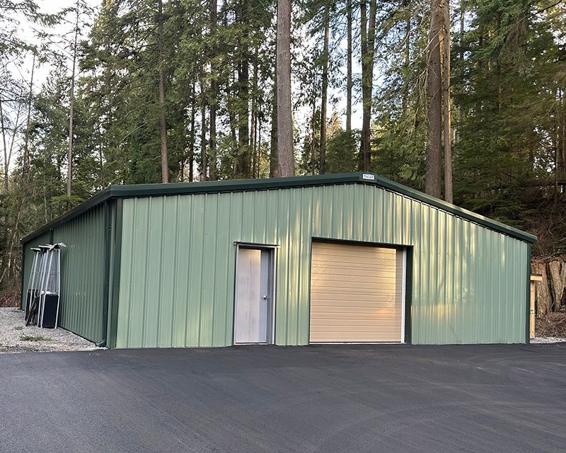 Capilano golf course storage shed and workshop.