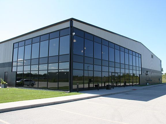 Exterior view of Summit Steel Buildings' new location outside London.