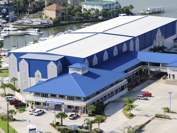 Marina community and guest experience center.