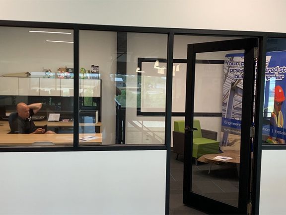 Exterior view of the Summit Steel Buildings London office.