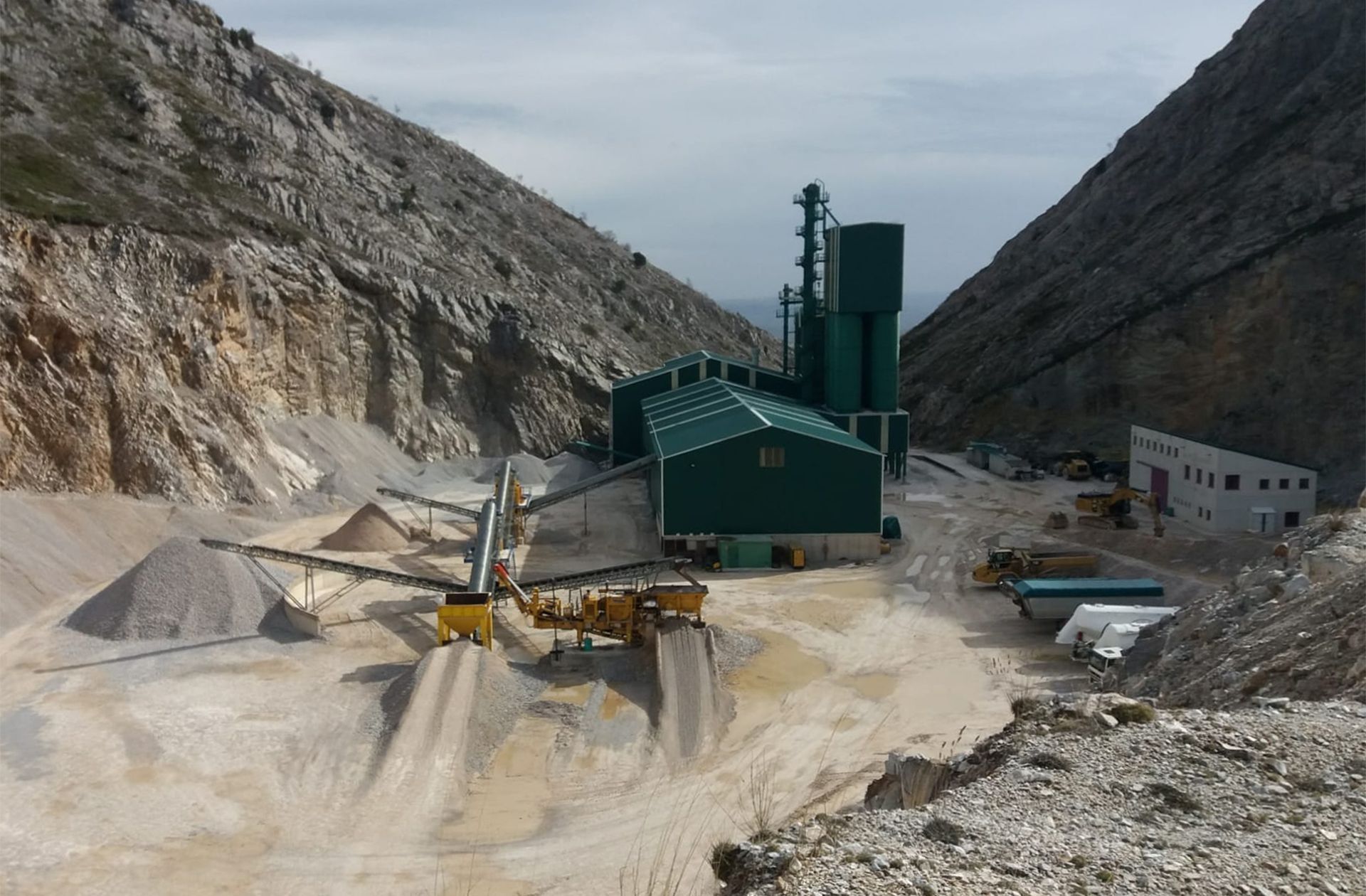 Northern Ontario mining operation and custom buildings