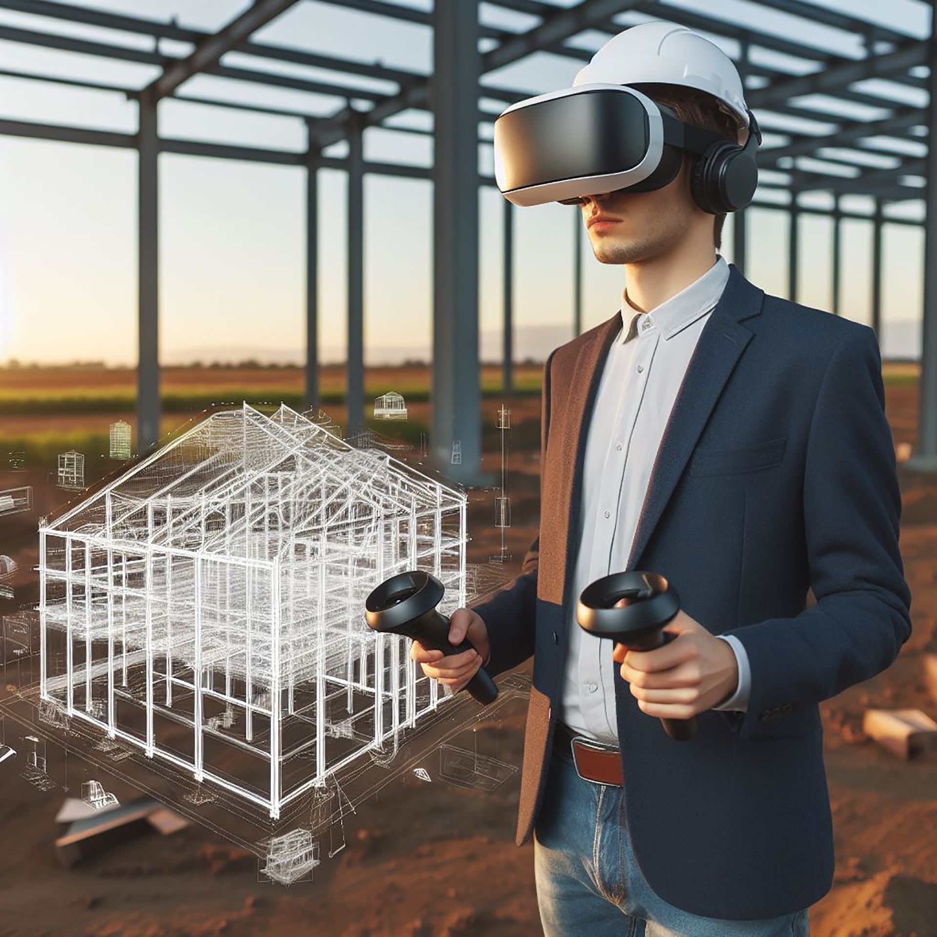 Virtual reality being used to create state-of-the-art metal agricultural buildings.