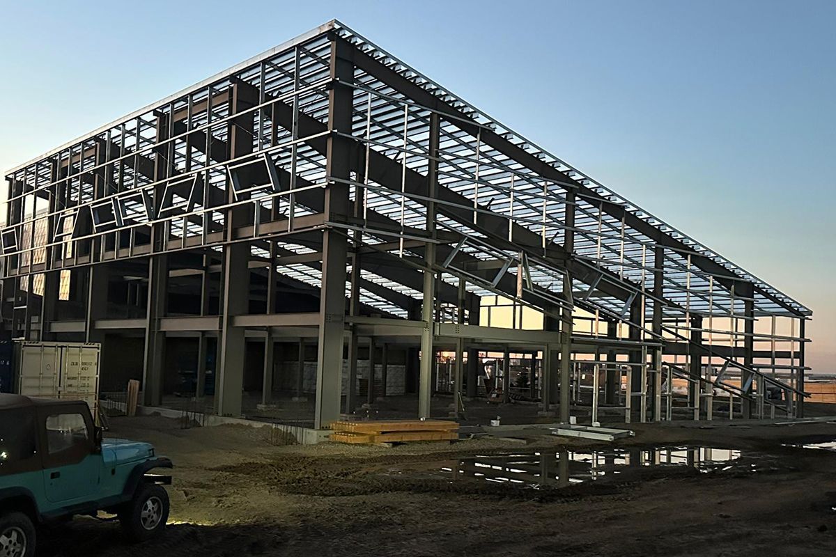 Primary framing for Waywayseecappo phase two extension.