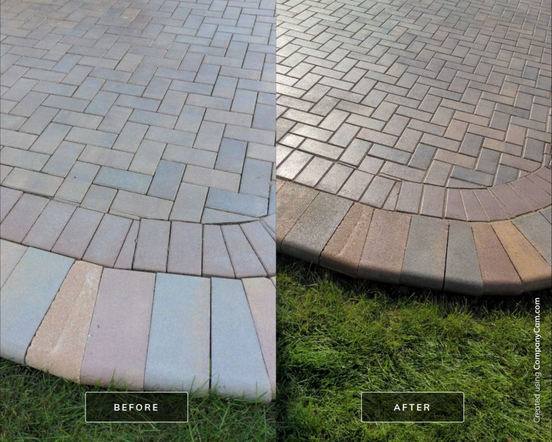 Paver Cleaning and Sealing MX Pressure Wash Streamwood
