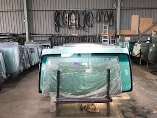 Rows of Replacement Windscreens Stored in a Warehouse — Windscreen Specialist in Dubbo, NSW