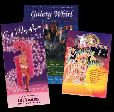variety theatre show posters