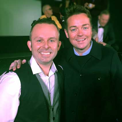 perrforming at Blackpool Magician's Convention with Stephen Mulhern