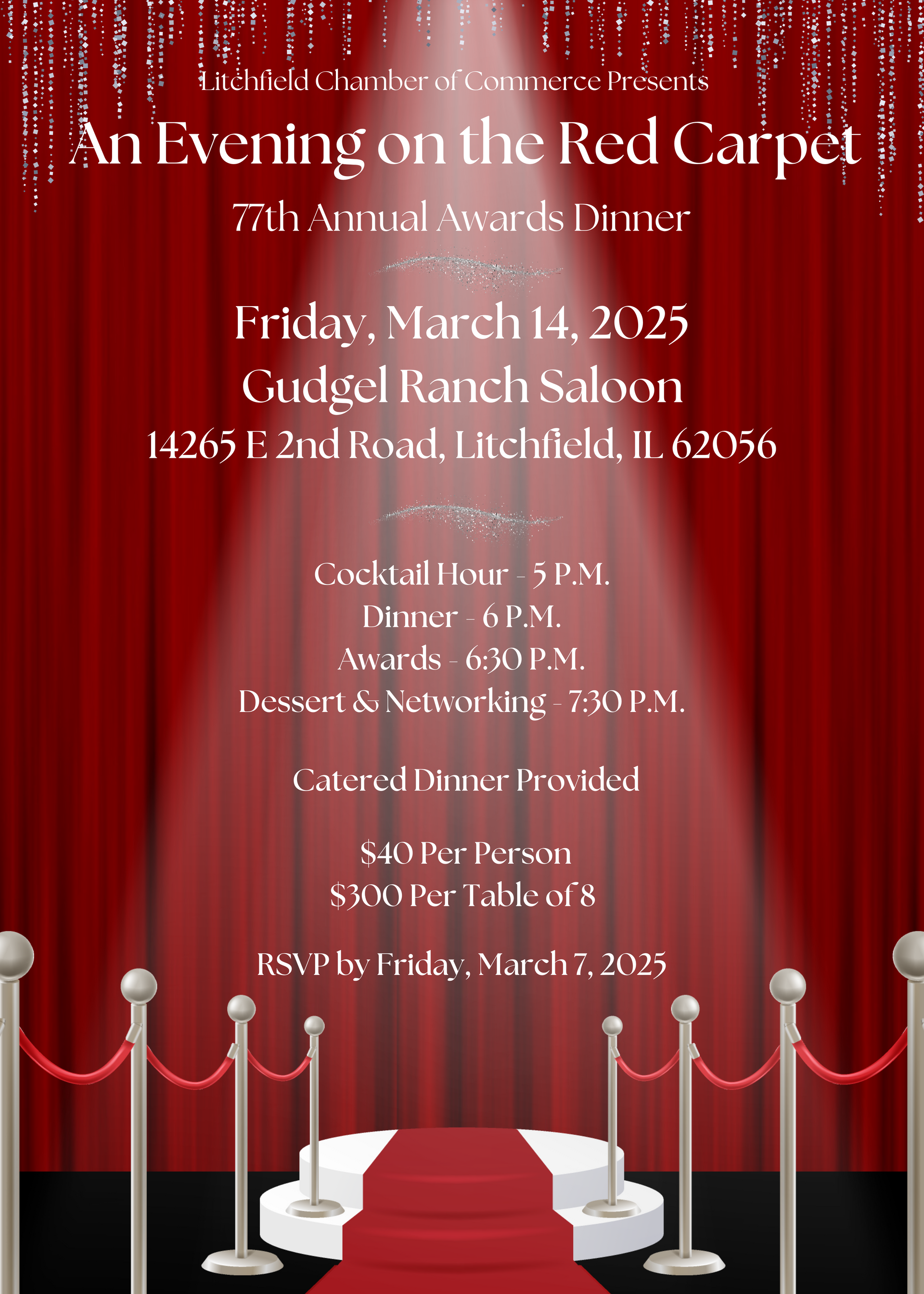 An invitation for an evening on the red carpet