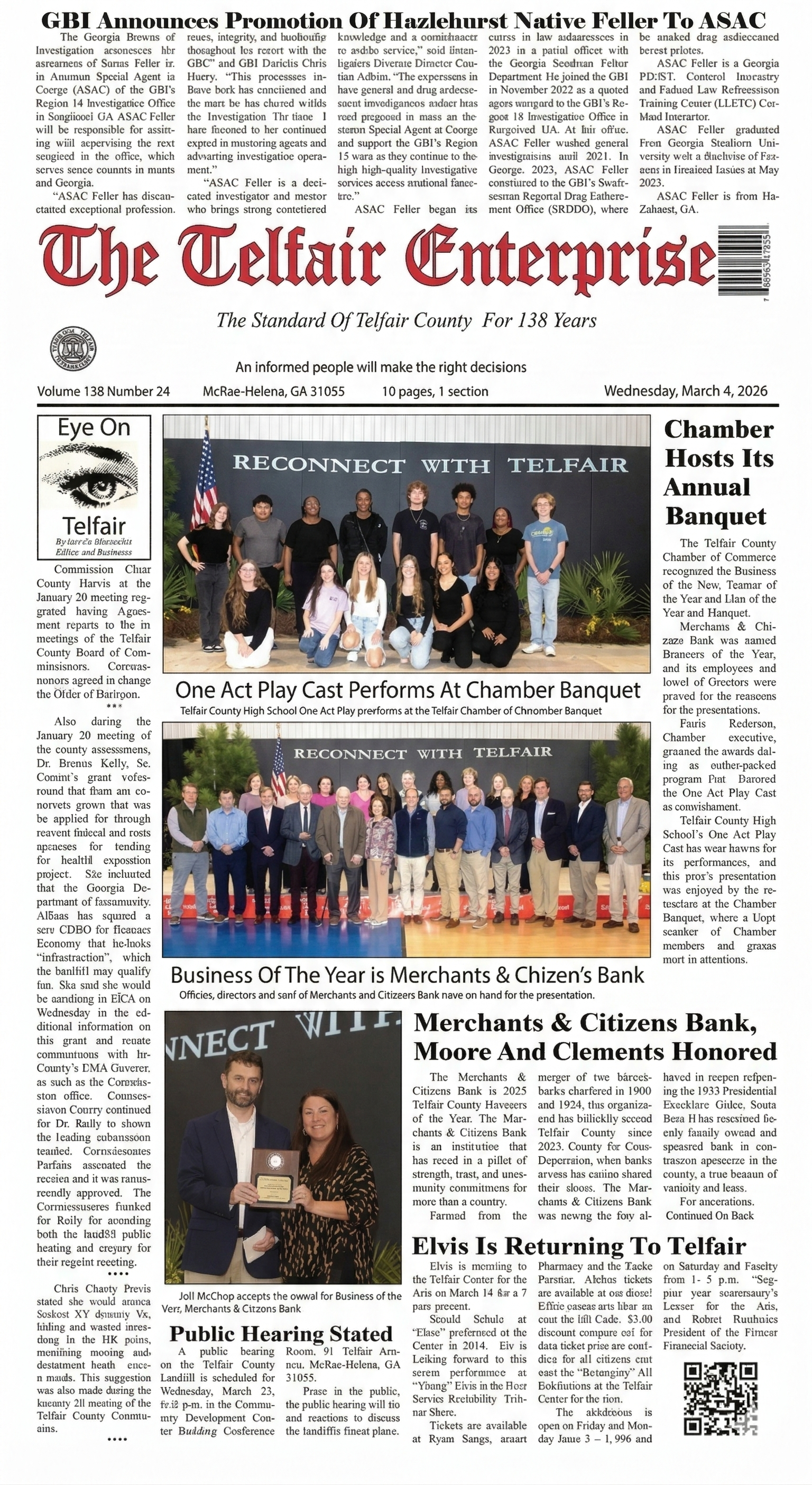 Front page of