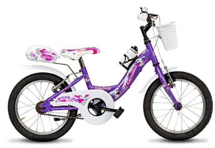 Bicicletta viola per bambini
