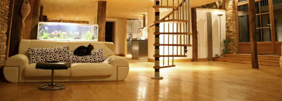 Timber flooring in house in Lonsdale