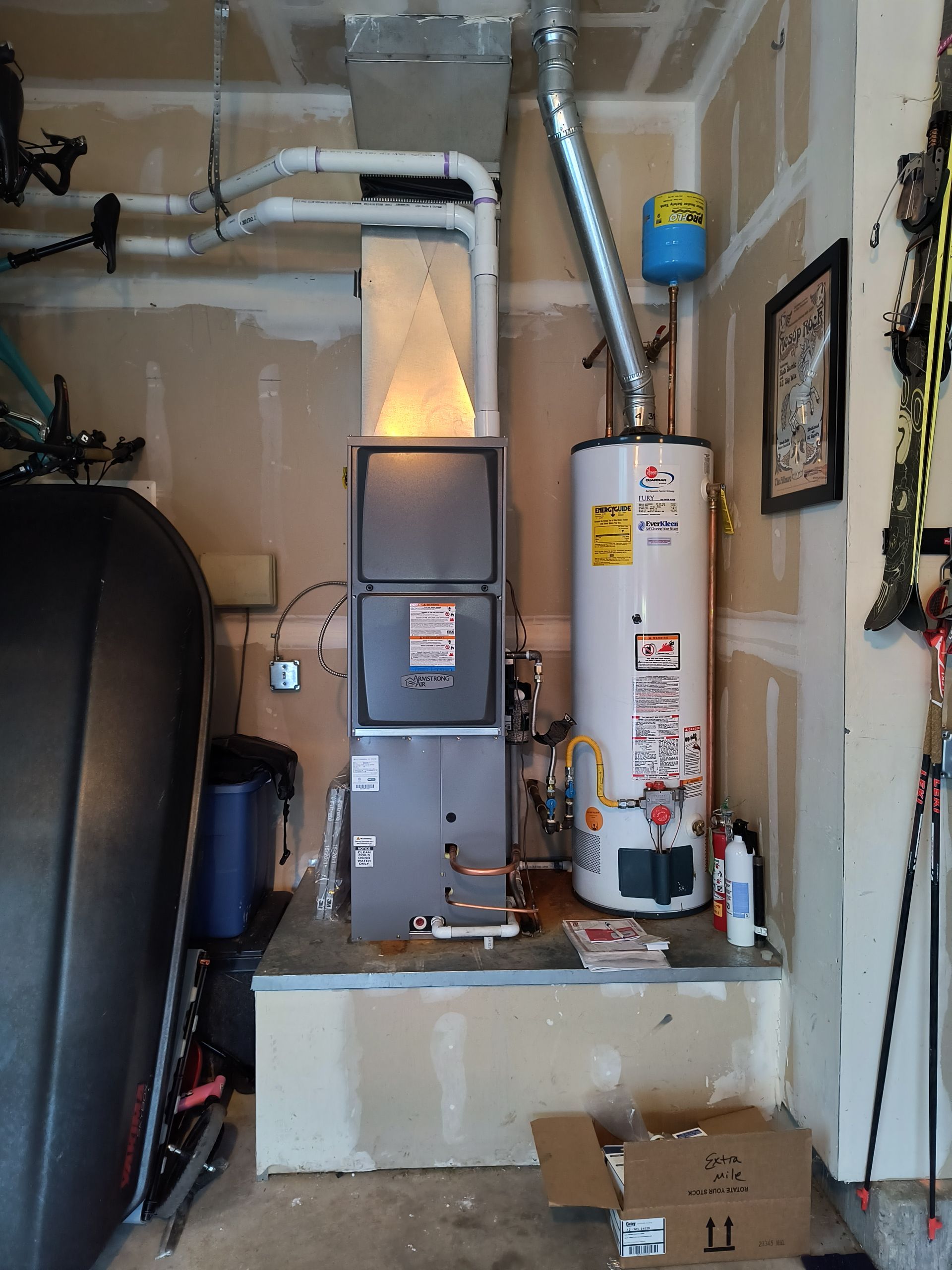 A boiler installation in Parachute, CO by Extra Mile Services