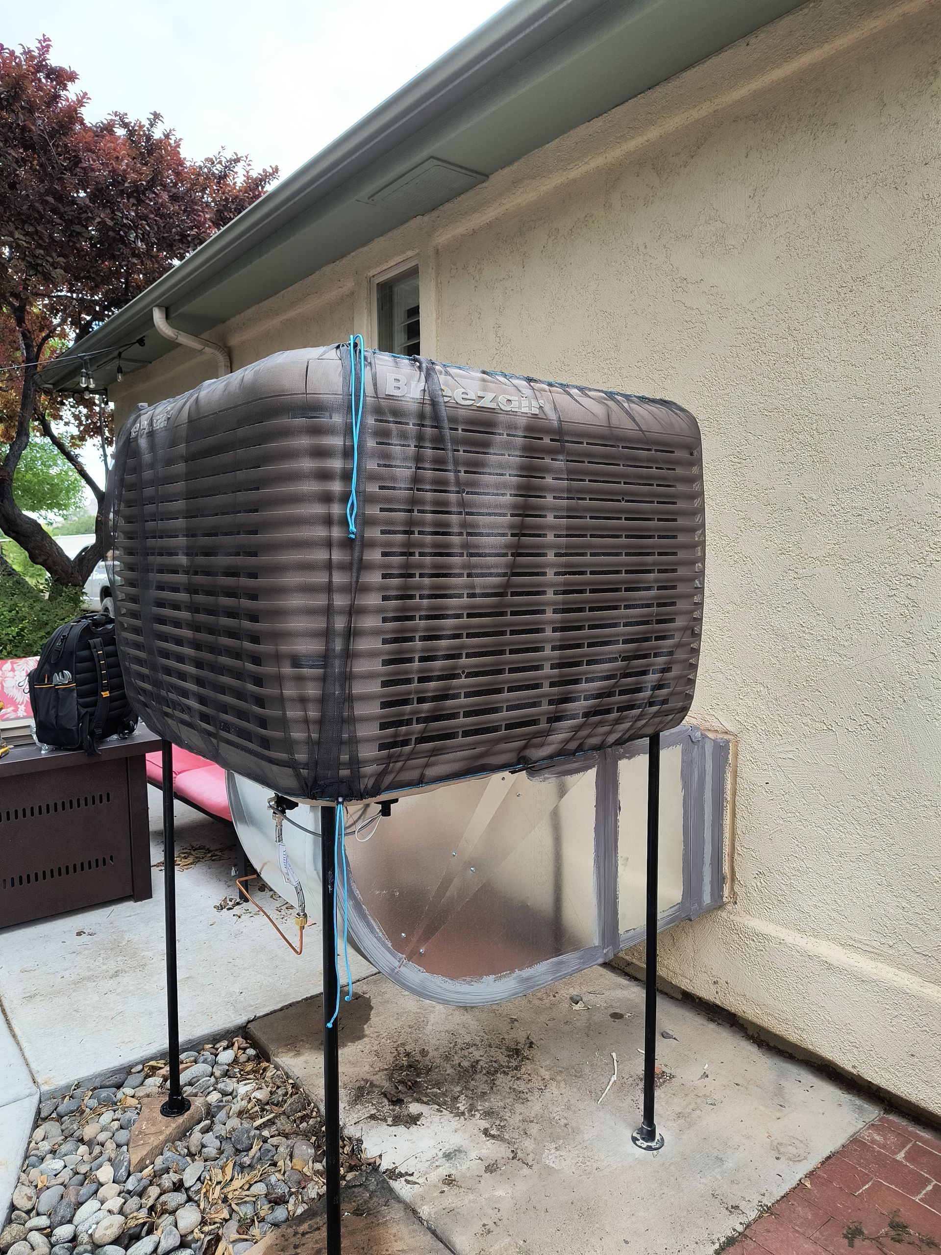 An evaporative cooler installation in Parachute, CO with Extra Mile Services