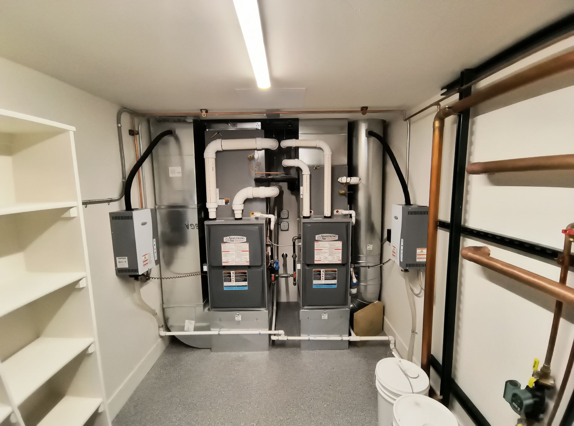 A hydronic heating system in Rifle, CO by Extra Mile Services