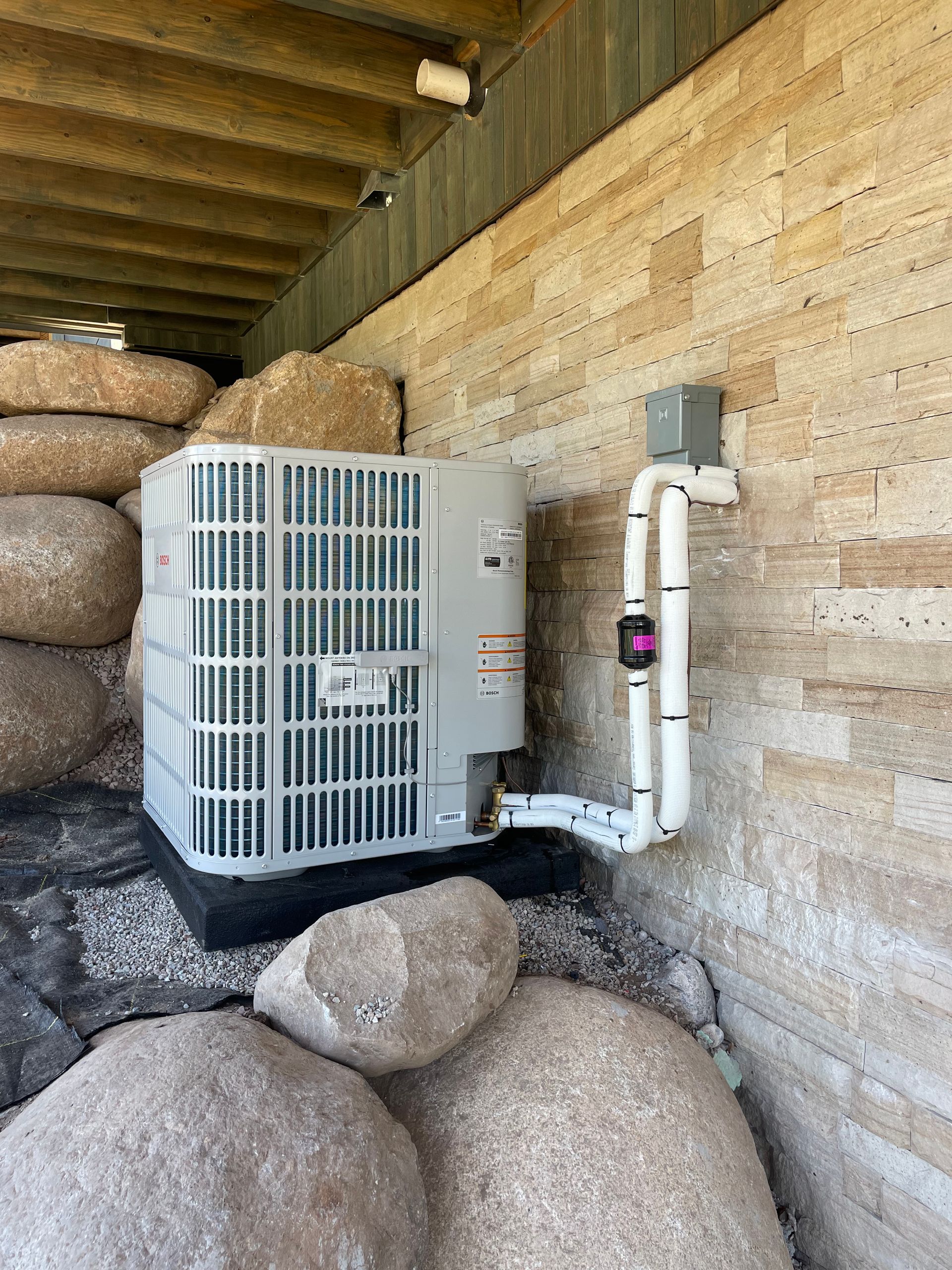 An evaporative cooler replacement in Parachute, CO with Extra Mile Services