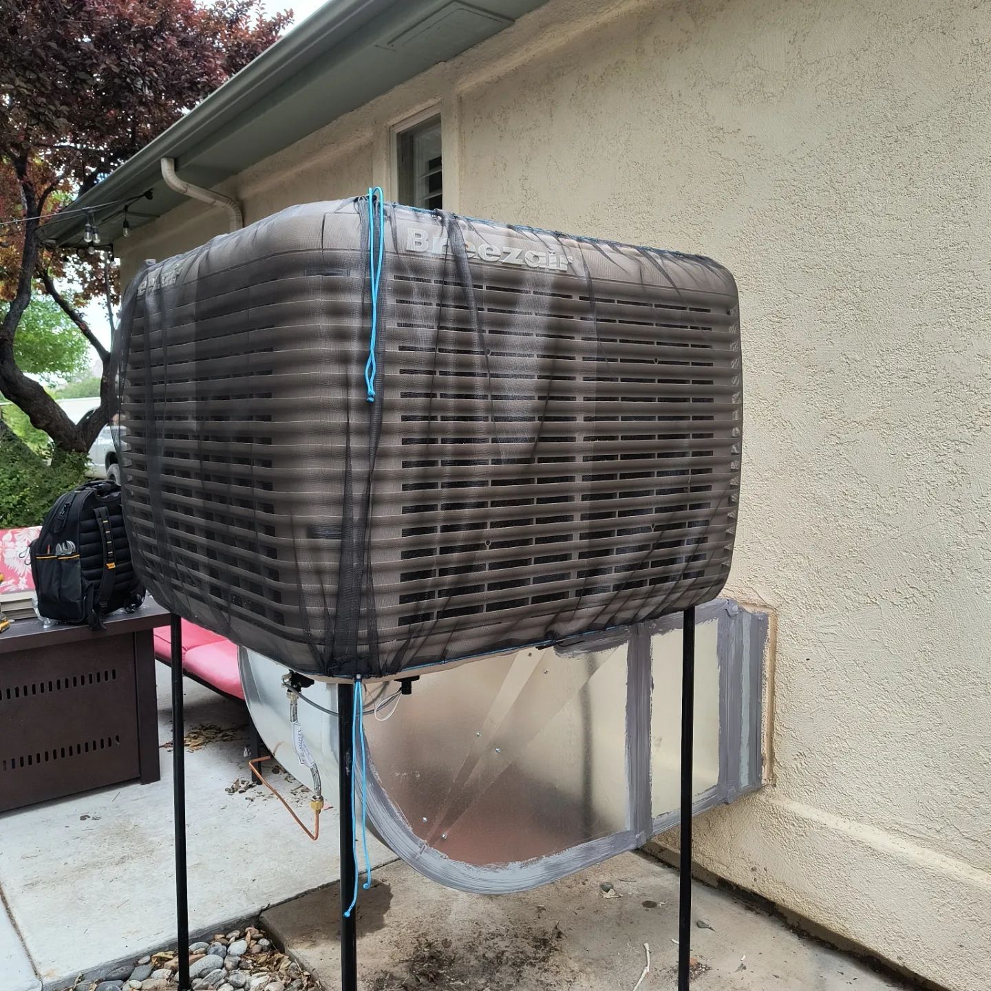 An evaporative cooler installation in Parachute, CO with Extra Mile Services
