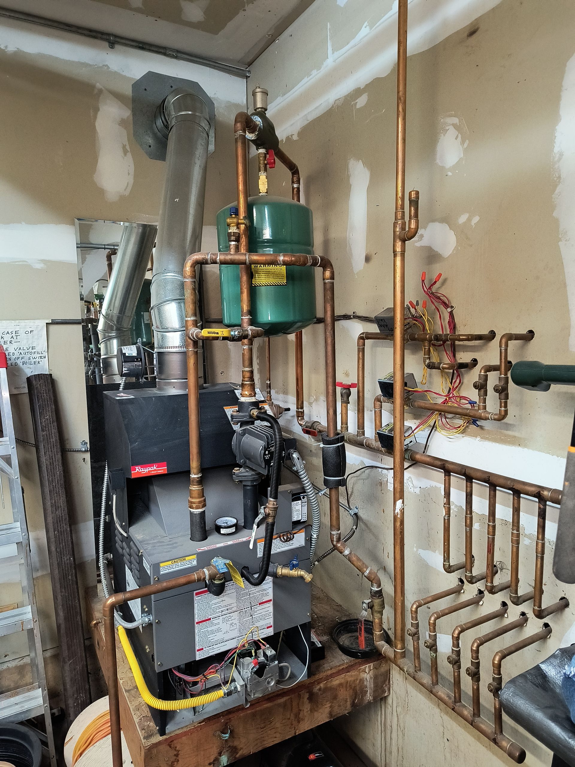 A hydronic heating system in Rifle, CO by Extra Mile Services