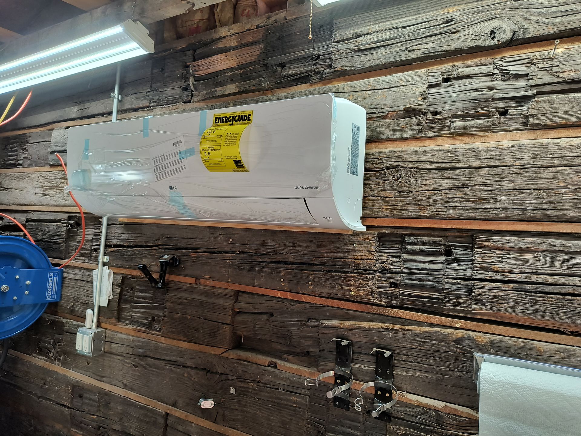 A mini split installation in Parachute, CO with Extra Mile Services