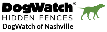 The logo for dogwatch hidden fences dogwatch of nashville