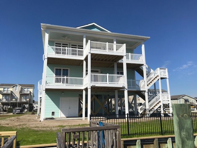 A Large House with a Lot of Balconies and Stairs — Brunswick County, NC — Coastal Carolina Construction