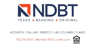 A logo for ndbt texas banking original