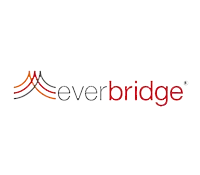 The everbridge logo is a red and black logo on a white background.