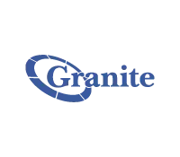 The granite logo is blue and white on a white background.