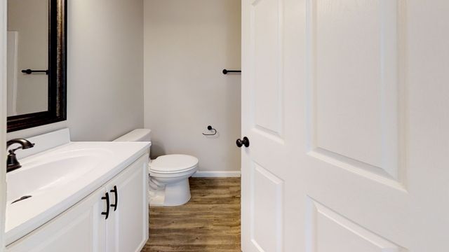 The Forum on East King St - Bathroom sink and toilet