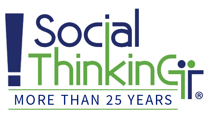 A logo for social thinking more than 25 years