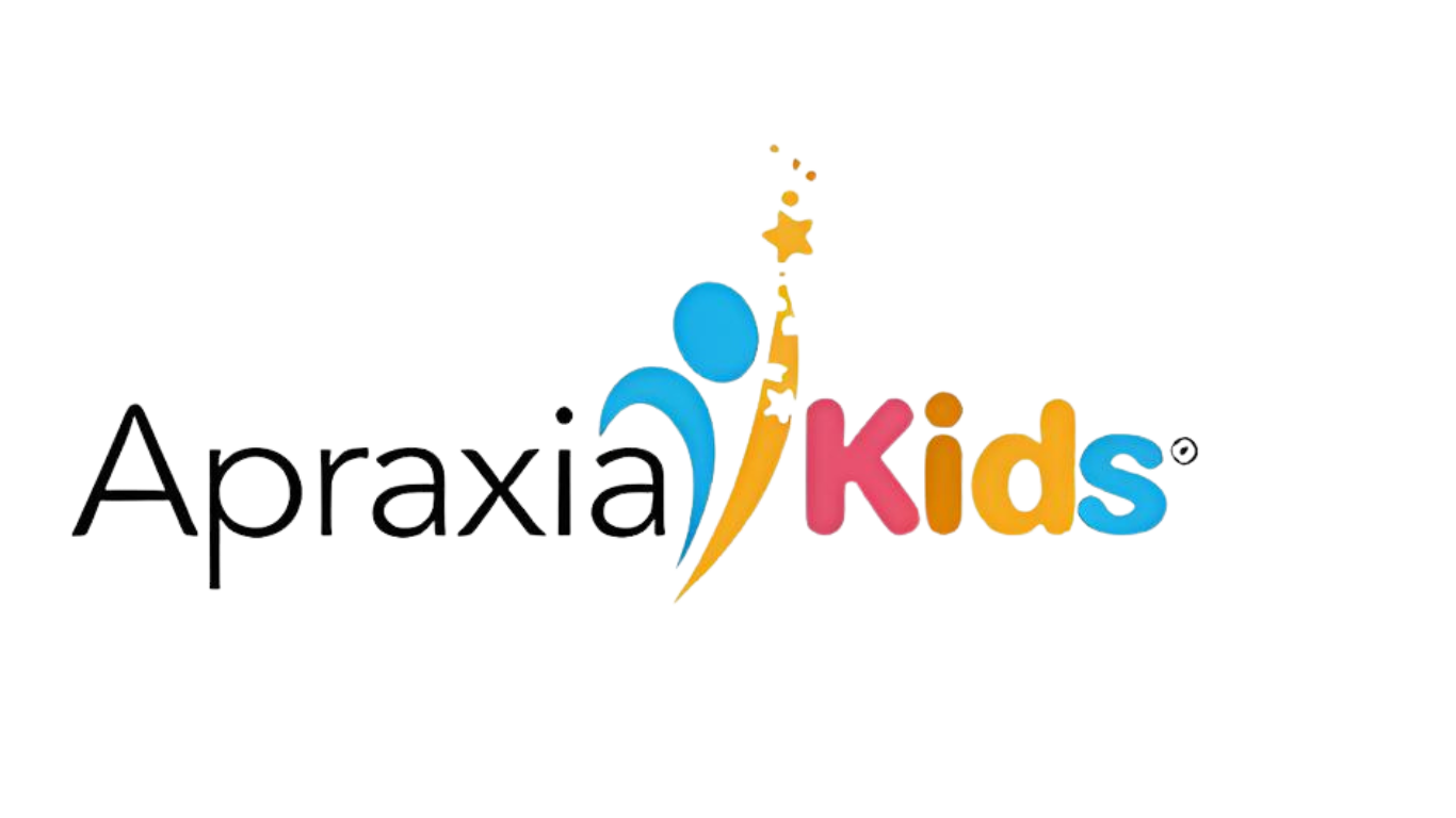 A colorful logo for a company called aprazia kids
