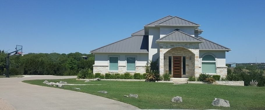 24 Gauge Snaplock Standing Metal Roof Color is Charcole