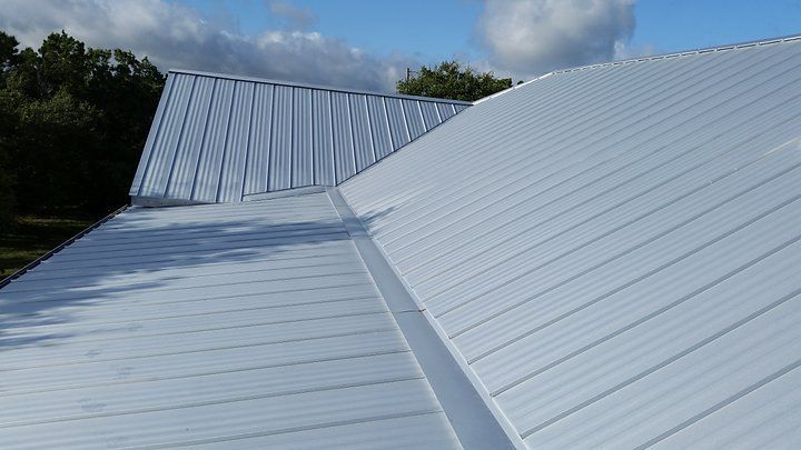 Galvalume Standing Seam Metal Roof  by Austin Roofing and Construction 512-629-4949