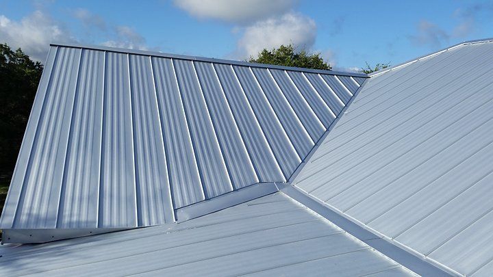 Galvalume Standing Seam Metal Roof  by Austin Roofing and Construction 512-629-4949