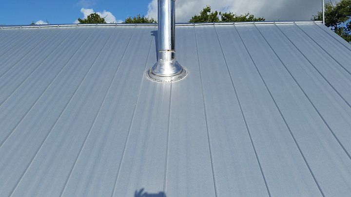 Galvalume Standing Seam Metal Roof  by Austin Roofing and Construction 512-629-4949