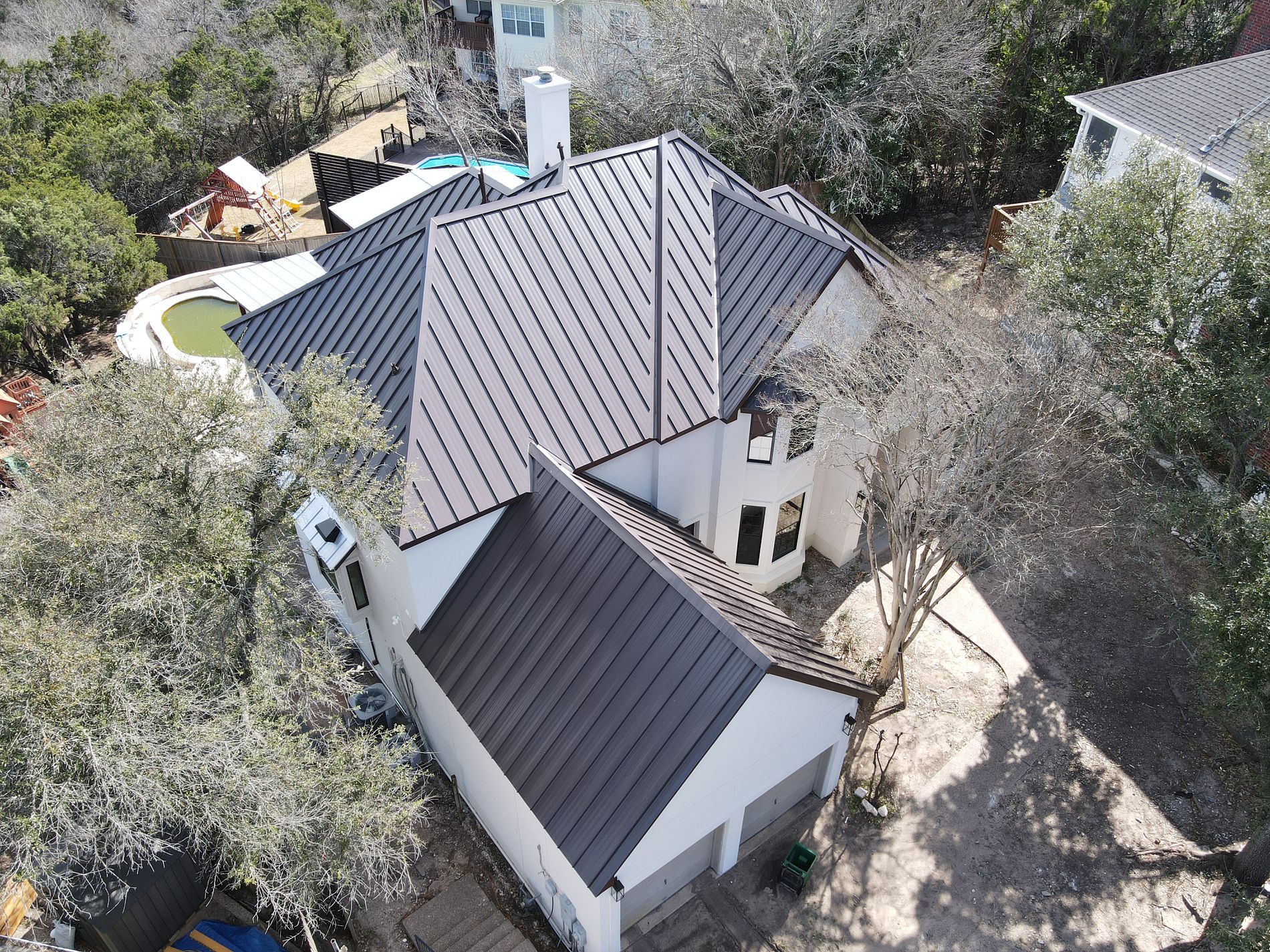 Metal Roof by Austin Roofing and Construction 512-629-4949