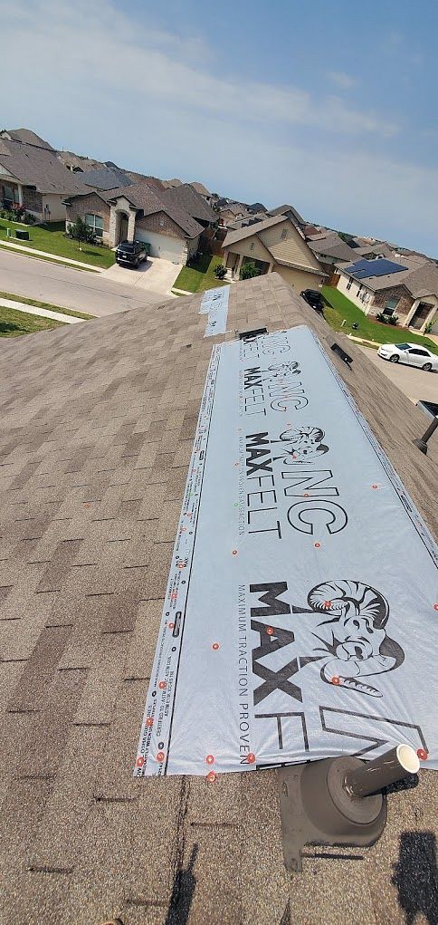 Emergency Roof Tarps by Austin Roofing and Construction