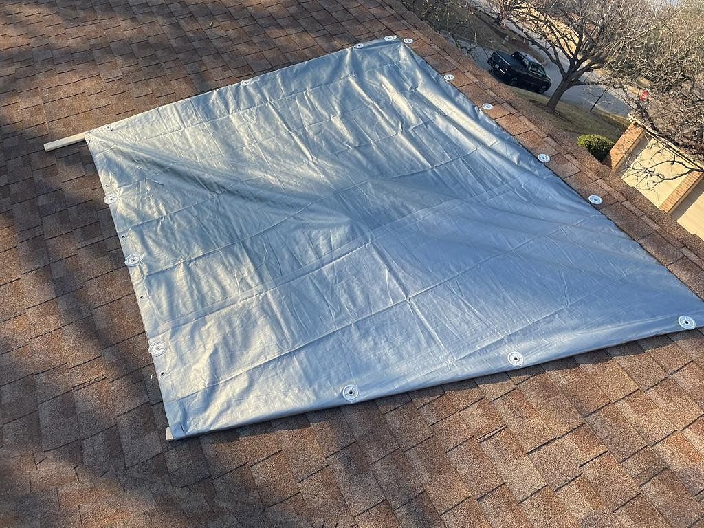 Emergency Roof Tarps by Austin Roofing and Construction