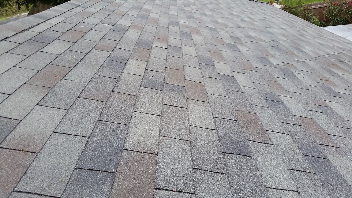 GAF 3 tab 25 year Royal Sovereign shingles Color Slate - Austin Roofing and Construction