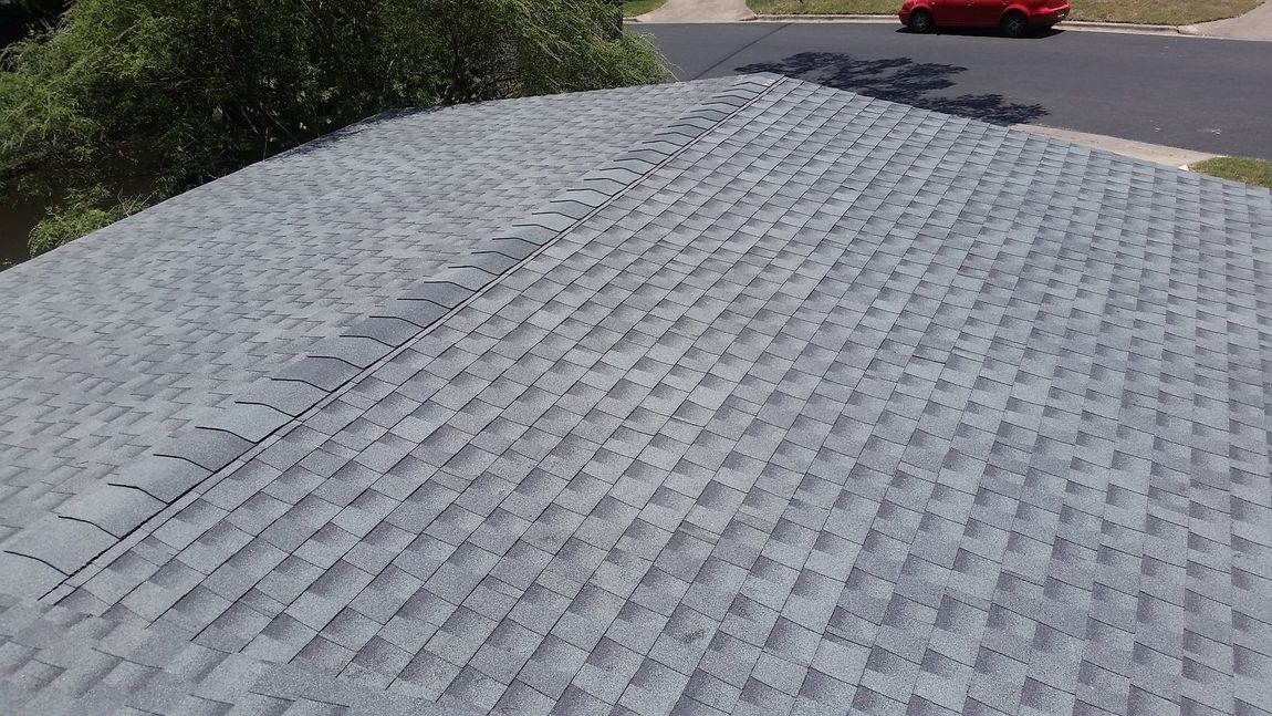 GAF Timberline HD, Laminated Shingle - Color is Slate - by Austin Roofing and Construction