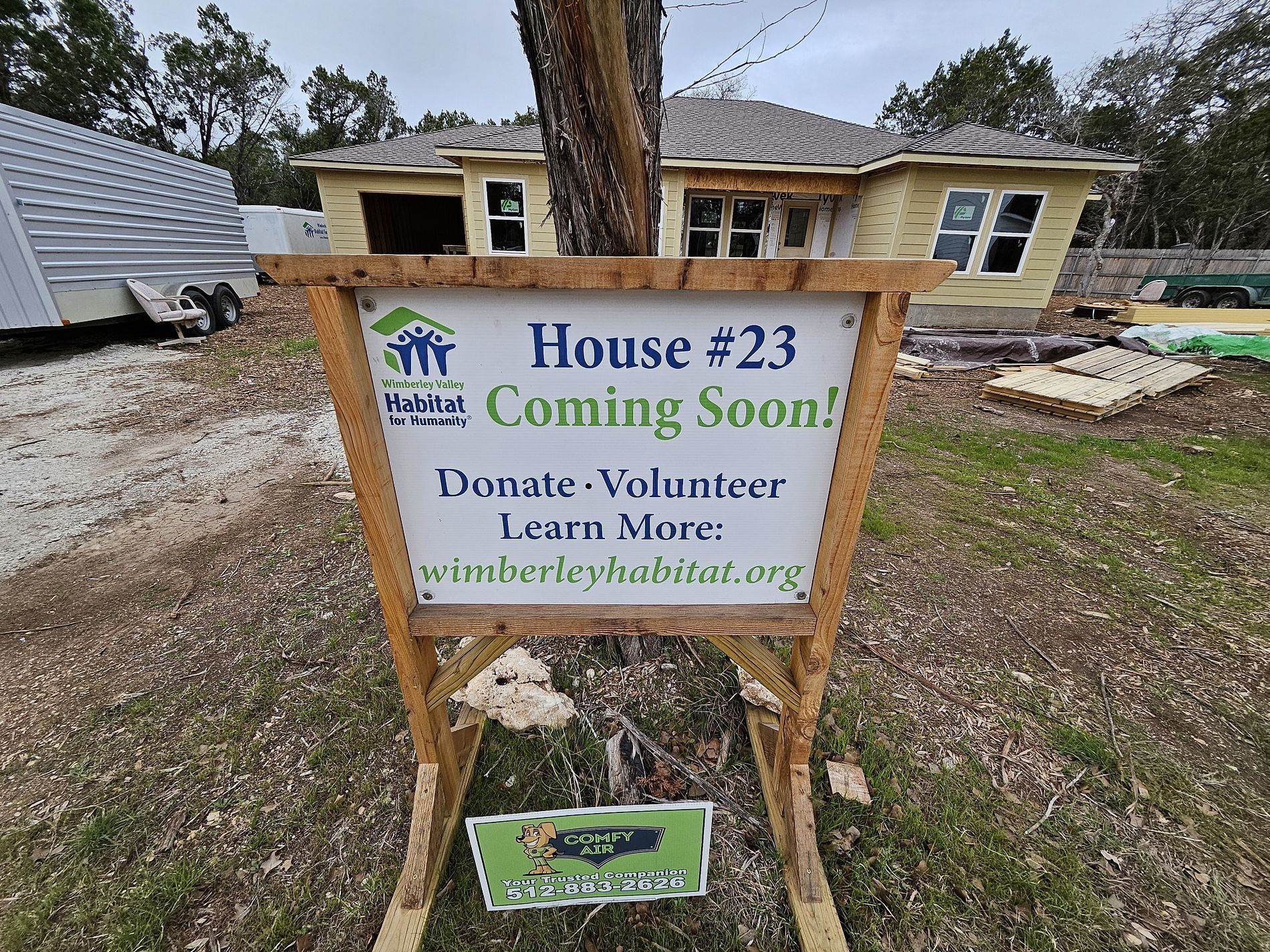 Free Roof Donation to Habitat for Humanity Wimberley House #23