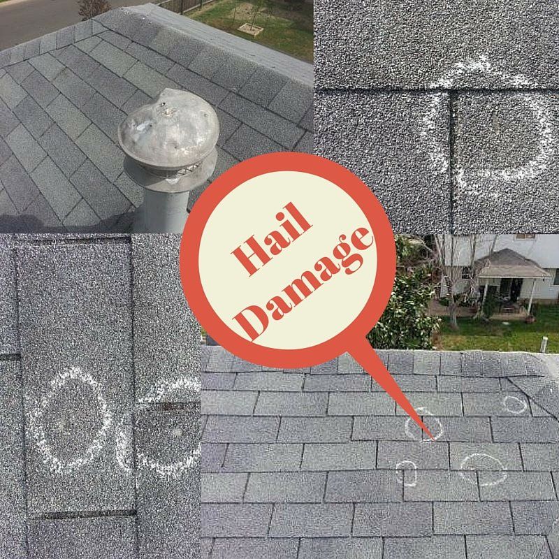 Hail Damaged Roof Austin Roofing and Construction