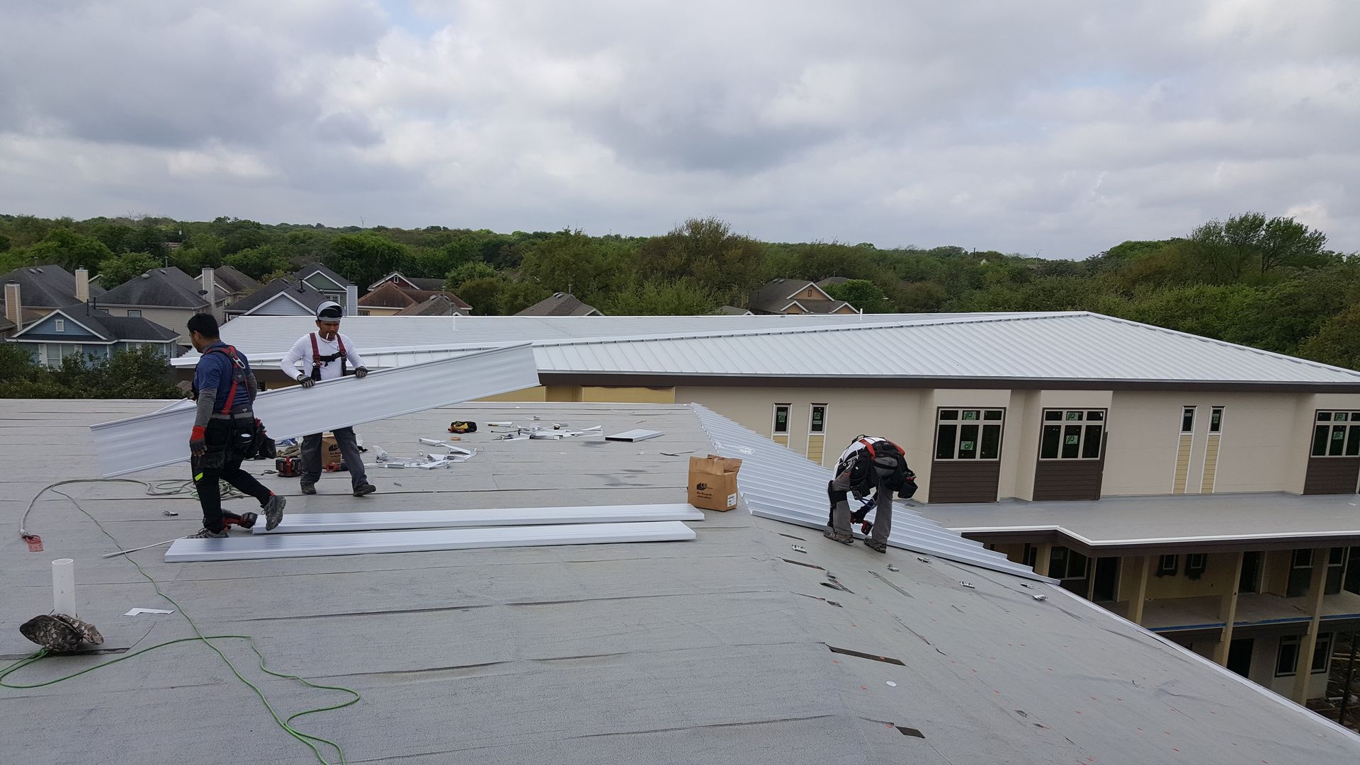 Multi-Family Metal Roof Austin Roofing and Construction