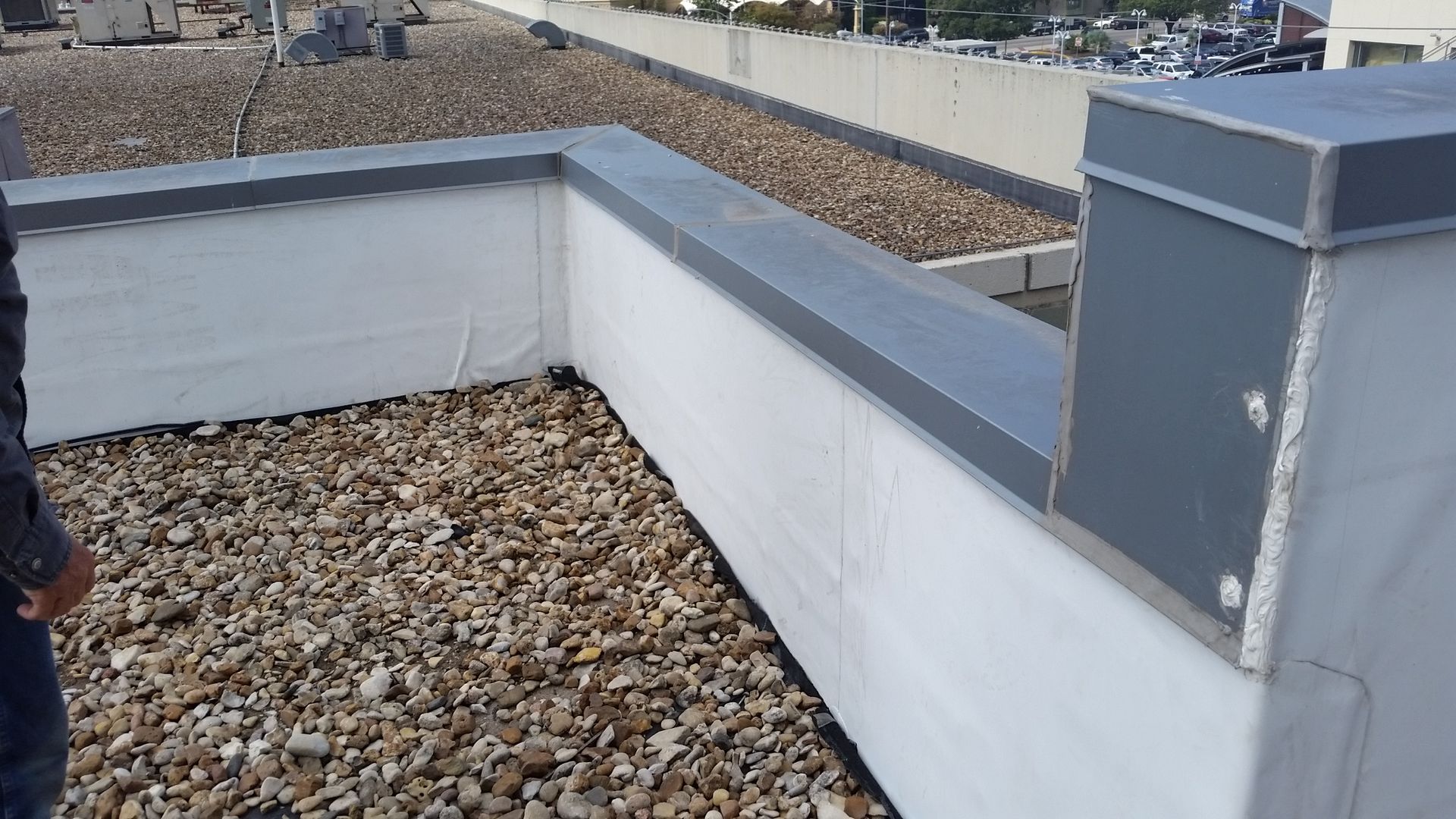 Built Up Roofing System SXSW Building by Austin Roofing and Construction