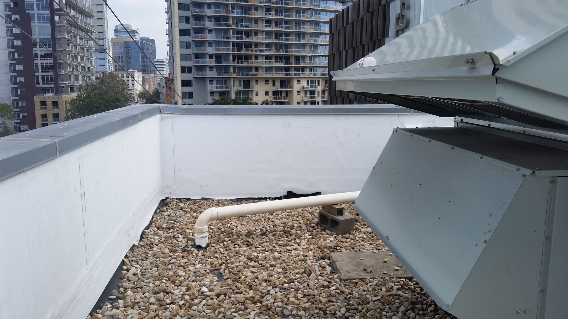 Built Up Roofing System SXSW Building by Austin Roofing and Construction