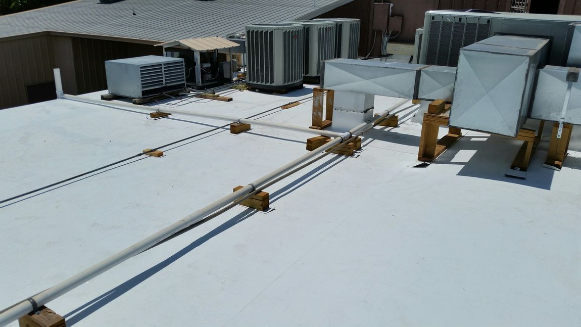 Comercial TPO Roof Austin Roofing and Construction