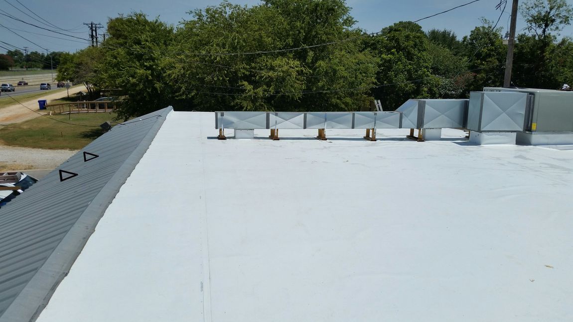 Comercial TPO Roof Austin Roofing and Construction