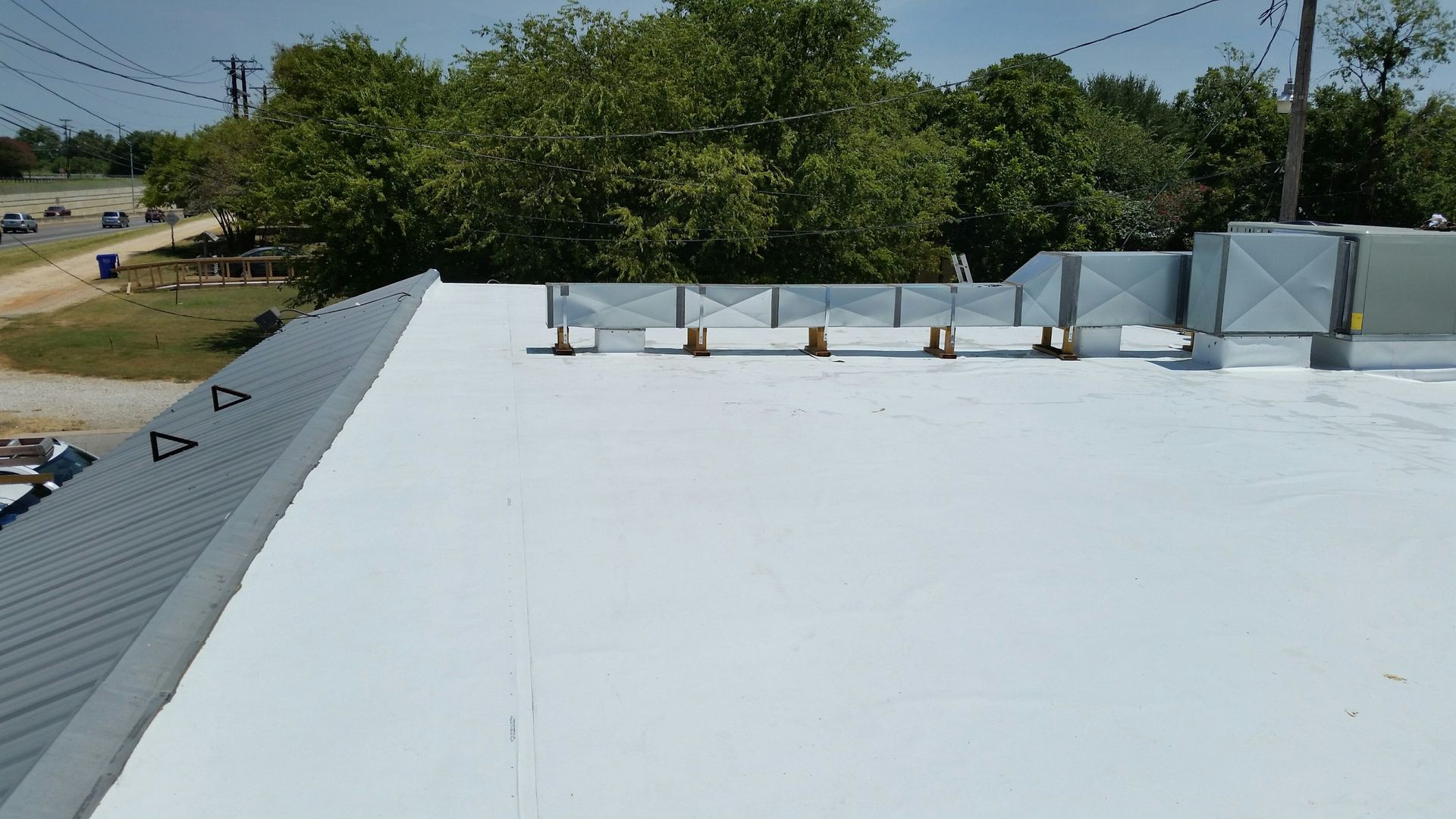 TPO  Commercial Roof Austin Roofing and Construction