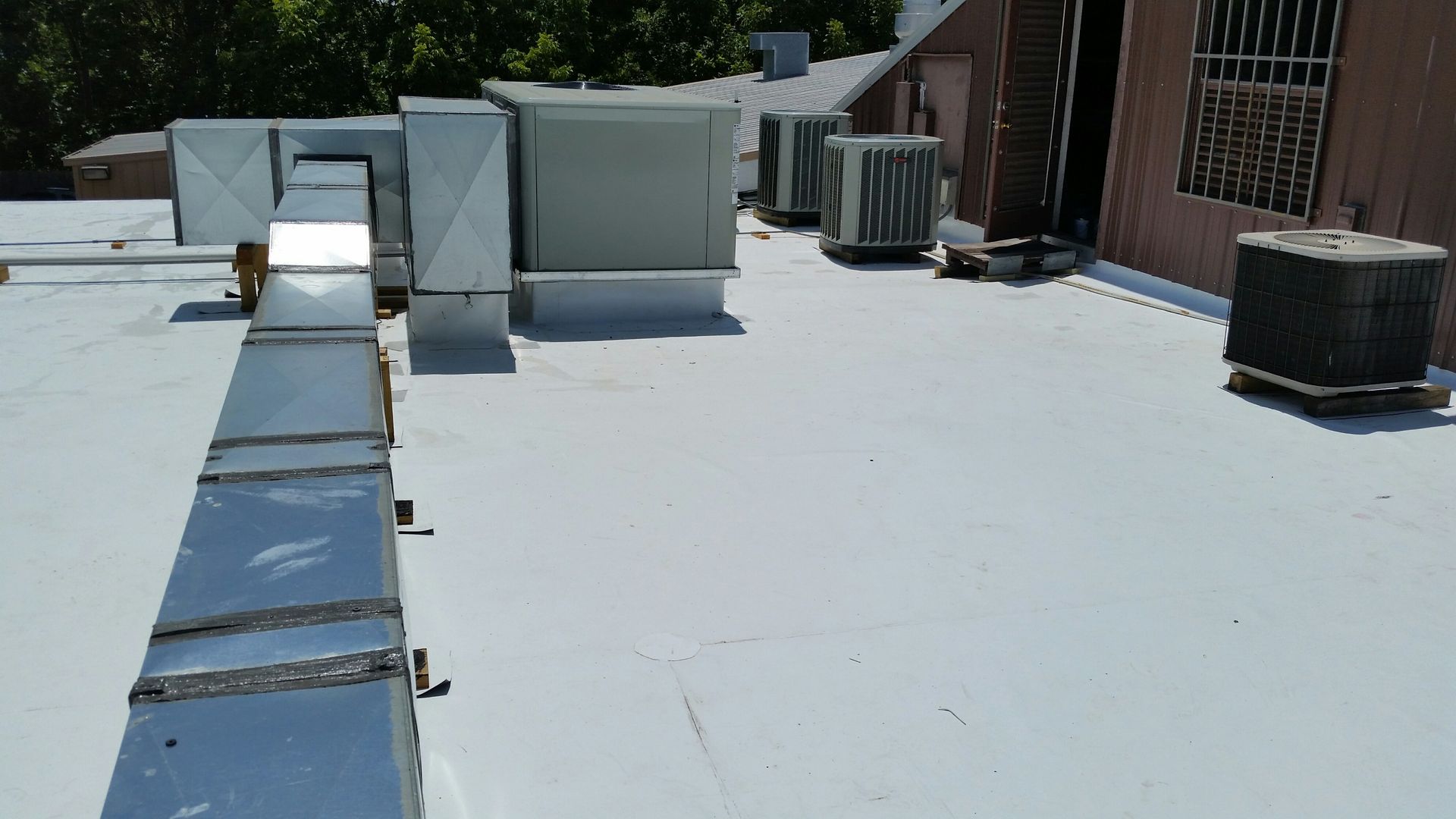 TPO Restaurant Roof by Austin Roofing and Construction