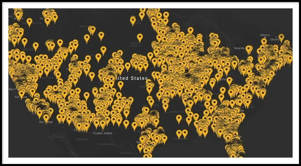 Commerce Membership Usage Nationwide Commerce Membership Usage in USA