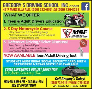 Driving Courses Laredo, TX | Defense Driving